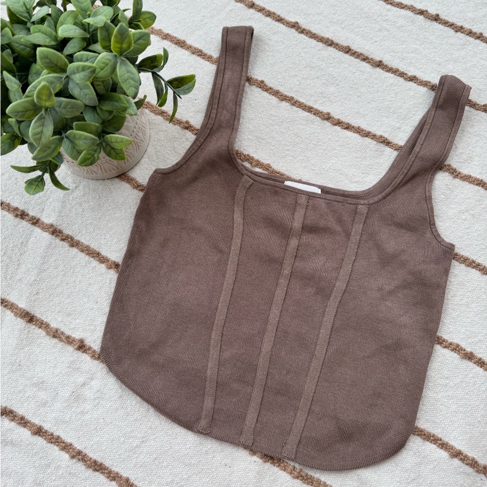 🤎H&M Brown Crop Top🤎
